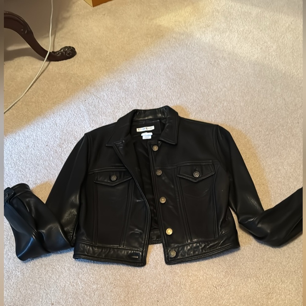 Vintage Bebe leather jacket